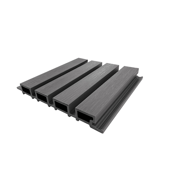 Ejoy Exterior Shiplap Slat Wall Siding Panels for Outdoors, 8.5 x 94.5 x 1, Set of 3, 3PK JE23_02-LightGray - main